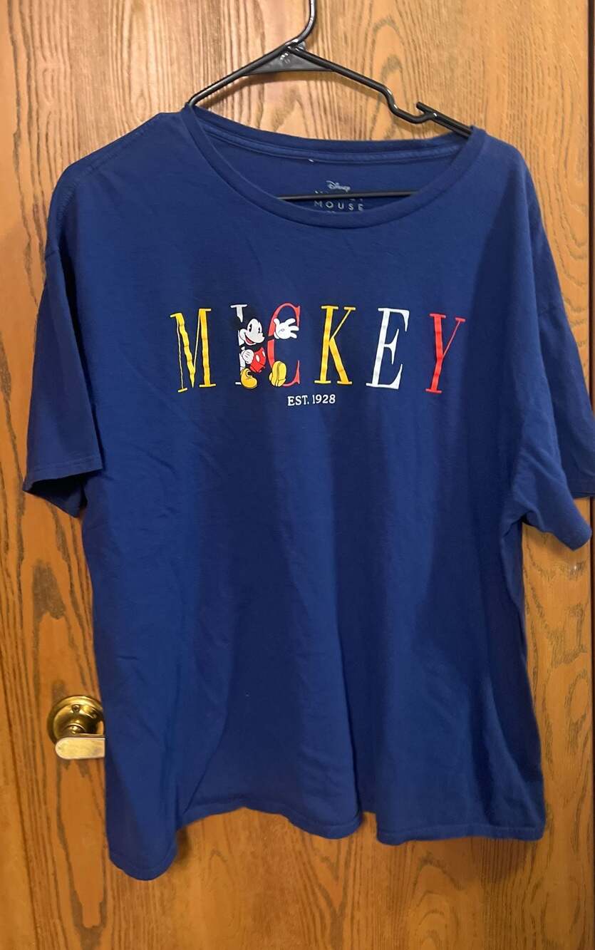 Disney Mickey Mouse Est. 1928 Graphic T-Shirt Royal Blue